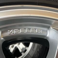 バリ山スタッドレス！ WEDS KEELER ホイール綺麗！ 225/80R15 6穴！