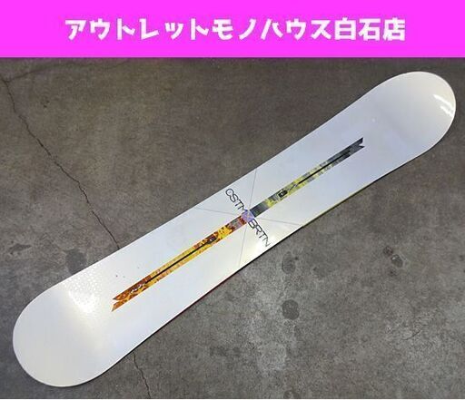 バートン カスタムX 2010 156cm スノーボード EST キャンバー 板のみ