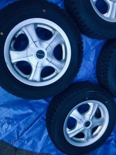 車のパーツ 冬タイヤ 175/70R14 コンパクトカー用アルミホイール付き 