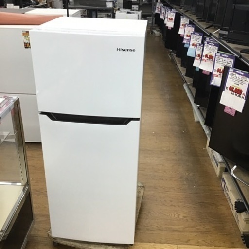 #A-16【ご来店頂ける方限定】Hisenseの2ドア冷凍冷蔵庫です