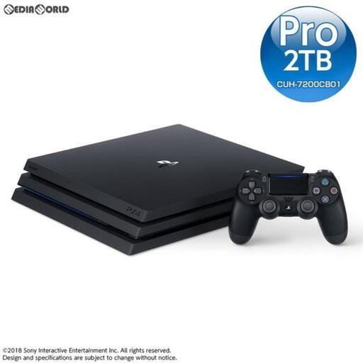 PS4 Playstation 4 Pro 2TB ジェットブラックCUH-7200C + DS4