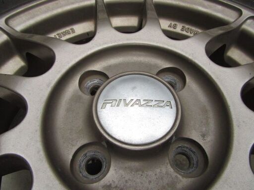 ＜エンケイ製！ RIVAZZA 14インチ＞ PCD100 OFF42 14x4 1/2J　※ダイハツムーブに付いてました！