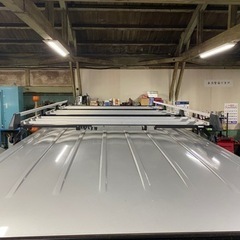 ハイエース純正OPアルミキャリア8本足