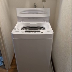 (取引終了)ハイセンス全自動洗濯機 5.5kg /約3ヶ月使用