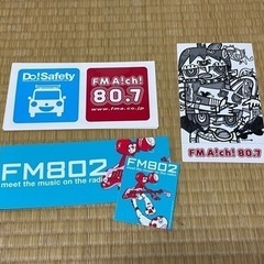 FM愛知&FM802ステッカー