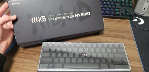 HHKB Professional HYBRID Type-S 英語配列／墨 Bluetooth キーボード 静音 コンパクト Happy Hacking Keyboard