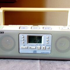【ネット決済・配送可】SONY製CFD-W78 CDラジオカセッ...