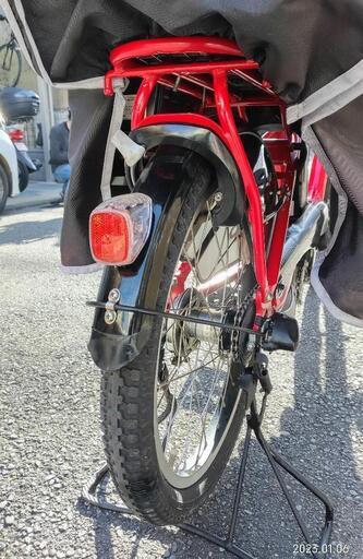 電動アシスト自転車 ヤマハ PASキッスmini 20インチ 赤 バッテリー8.7