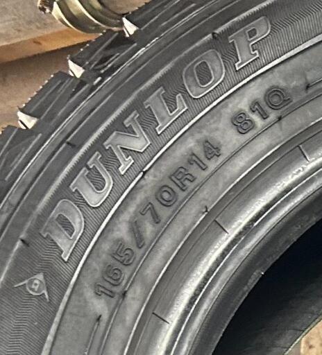 ⛄165/70R14❄️工賃込み！スペイド、パッソ、マーチ、スイフト 