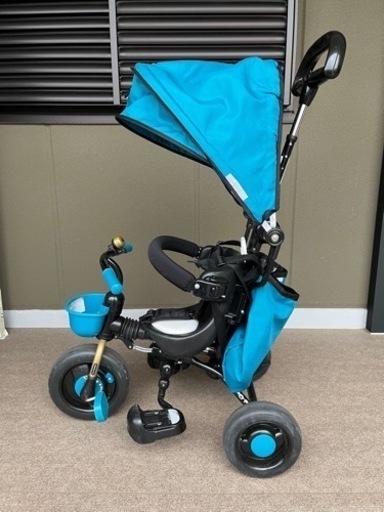 美品❗️アイデスコンポフィット2 デニムブルー　三輪車 三輪車 コンポフィット2 デニムカラー