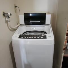 洗濯機(5.5キロ)ハイセンス2018年製、冷蔵庫(一人用)シン...