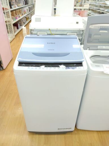 ★ジモティ割あり★ HITACHI 洗濯機 7kg 年式18年製 動作確認／クリーニング済み SJ1001