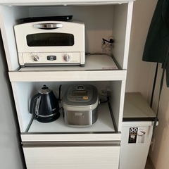 食器棚 カップボード レンジ台 カシュー