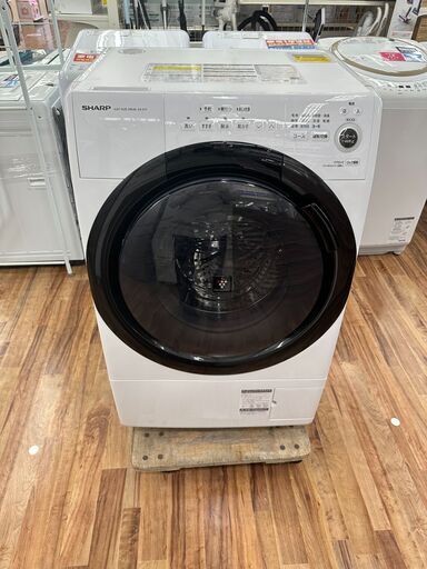 【店頭販売のみ】SHARPのドラム式洗濯機『ES-S7F-WL』入荷しました