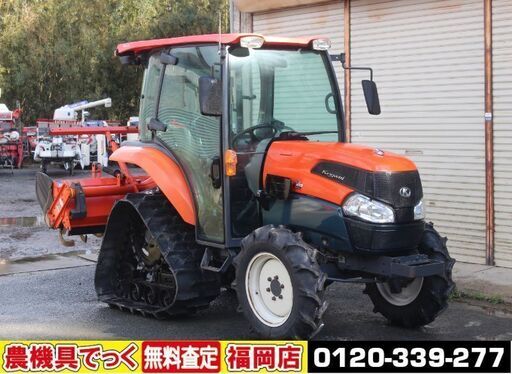 【SOLD OUT】クボタ トラクター KL345 34馬力 キャビン エアコン 自動水平 オートヒッチ タイヤクローラー4本新品【清掃 動確済】【農機具でっく】【福岡】【トラクター】