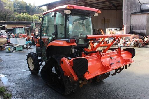 【SOLD OUT】クボタ トラクター KL345 34馬力 キャビン エアコン 自動水平 オートヒッチ タイヤクローラー4本新品【清掃 動確済】【農機具でっく】【福岡】【トラクター】