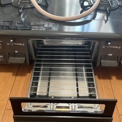 Paloma ガステーブルコンロ(片面焼グリル右強火力・都市ガス）