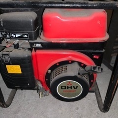中古発電機 (2.4kw)、発送不可