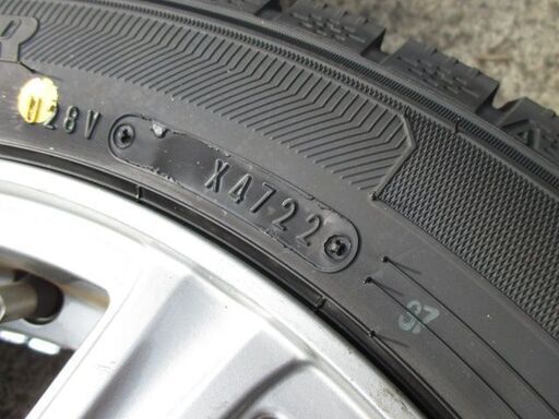 【来店取替】③ 155/65R14 新品スタッドレスタイヤ\u0026アルミ付きセット 軽自動車用 グッドイヤー