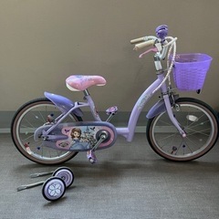 子供用自転車 プリンセスソフィア 18インチ 補助輪あり