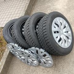バリ山　GOODYEAR ICE NAVI スタッドレスタイヤ スチールホイール4本セット