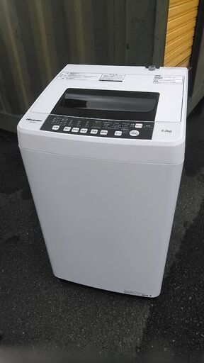 ☆（受け渡し者決定）Hisense　ハイセンス　5.5kg全自動洗濯機　HW-T55C　2018年モデル！程度良好！（現状渡し）☆