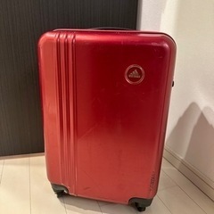 【お取引中】スーツケース adidas赤