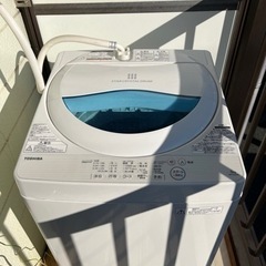 洗濯機 5kg TOSHIBA AW-5G5(W)2017製