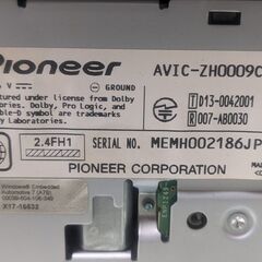 carrozzeria カロッツェリア HDDナビ AVIC-ZH0009CS L-05C付