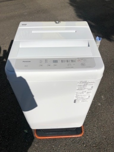【中古品】パナソニック 縦型洗濯機 NA-F50B14-H 2020年製