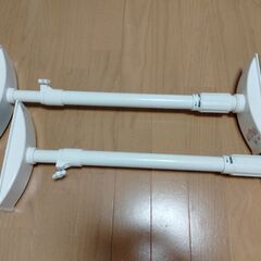 つっぱり棒×2　アイリスオーヤマ　家具転倒防止