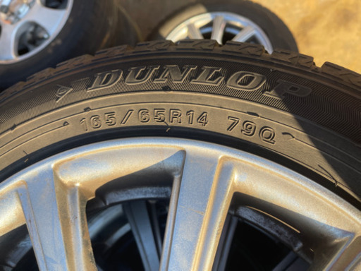 アルミホイールタイヤ 160/65/R14 79