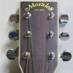 トップ：エゾ松 単板 Morales LYRE BIRD  M-35 ハードケース＆クリップチューナー付き トップ：エゾ松 単板 Morales LYRE BIRD M-35 ハードケース＆クリップ