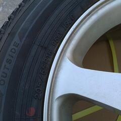 値下げ）114.3 マルチ穴　２０５／６５／１６ヨコハマ アイスガード205/65/16