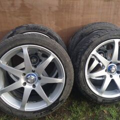 値下げしました。　引き取り限定　　RAYS　VERSUS　１７インチ/7JJ　５穴　夏タイヤおまけ