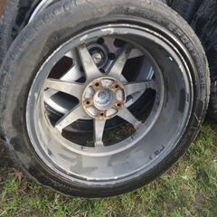 値下げしました。　引き取り限定　　RAYS　VERSUS　１７インチ/7JJ　５穴　夏タイヤおまけ
