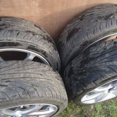 値下げしました。　引き取り限定　　RAYS　VERSUS　１７インチ/7JJ　５穴　夏タイヤおまけ