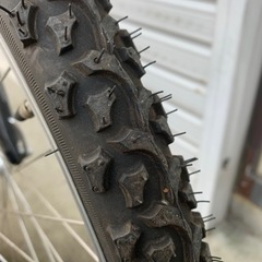 ☆前後タイヤ新古品☆ 26㌅ マウンテンバイク 防犯登録料込!! [No.