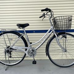 リサイクル自転車(2212-026)　ファミリーサイクル　２７インチ