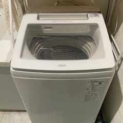 美品！全自動洗濯機10kg AQUA