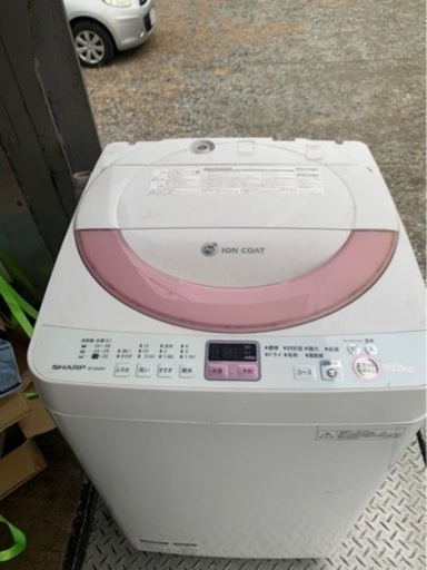 5KM以内配送無料　６KGシャープ SHARP ES-GE60N-P [全自動洗濯機