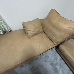 今だけの値下げします】皮のソファー