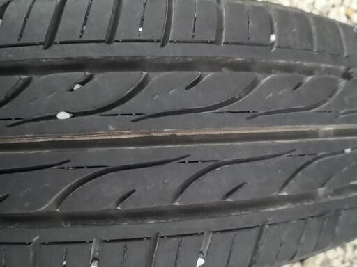 ダイハツ タント 純正ホイール タイヤ：ダンロップ ec202 155/65r14 19 