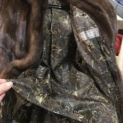 最高級ミンク毛皮ハーフコート