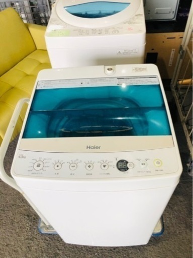 5KM 以内配送無料　４．５KG 2019年式　ハイアール Haier JW-C45A W [全自動洗濯機 4.5kg
