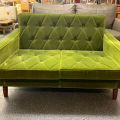 カリモク　Kチェア　ソファー　引き取り 引き取り限定）カリモク60 Kチェアー ソファー緑