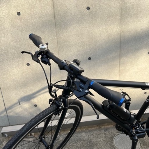 自転車 【超美品】電動アシスト自転車 ルノー製マットブラック 〔補償 