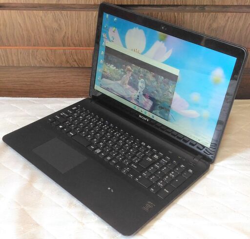 【きれい】Windows11 Pro ブルートゥース搭載 SONY薄型ノートパソコン BlueLEDマウスプレゼント中 (15.5型 第四世代)