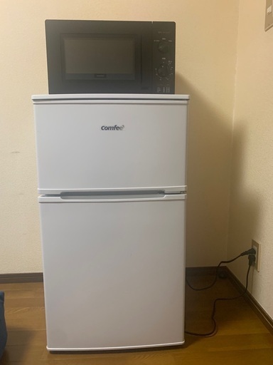 電子レンジ（最大700w）、洗濯機（5.5kg）、冷蔵庫3点セット