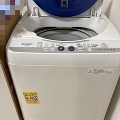 無料　シャープ　洗濯機　1人暮らし　2011年製